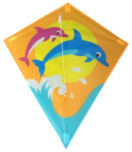 Novato que joga o ODM do OEM de Diamond Stunt Kite Fish Pattern do uso dispon