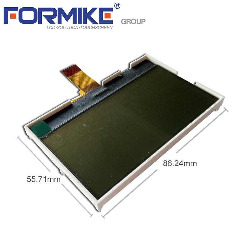 132x64 FSTN Screen COG LCD Module Monochrome Graphic LCD Display with 20 Pin Green Backlight