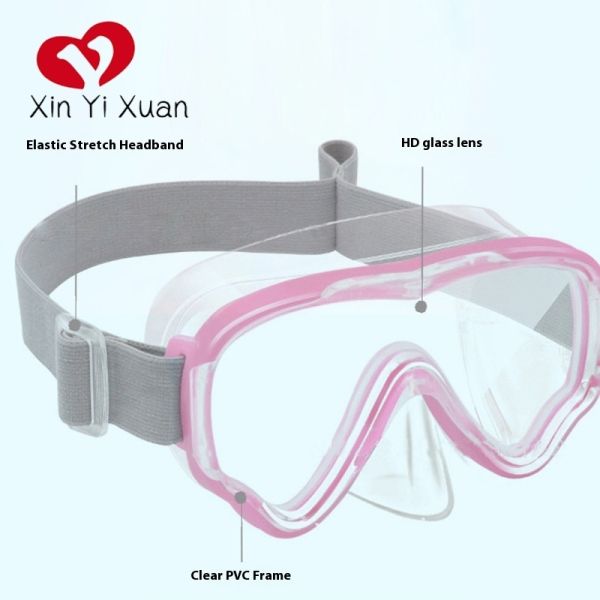 Adult dry-type diving mask - Silicone snorkel mask - Cross-border - Customized by the manufacturer for ODM/OEM - Anti-fog diving glasses