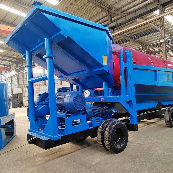100-200t/h Large Capacity Trommel Screen for Gold Washing and Mineral Processing Machine