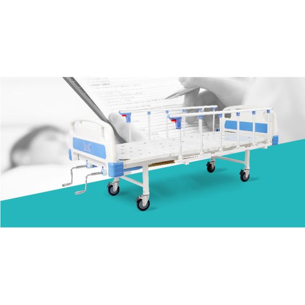 Metal 5 Functions Care Manual Bed For Medical Use