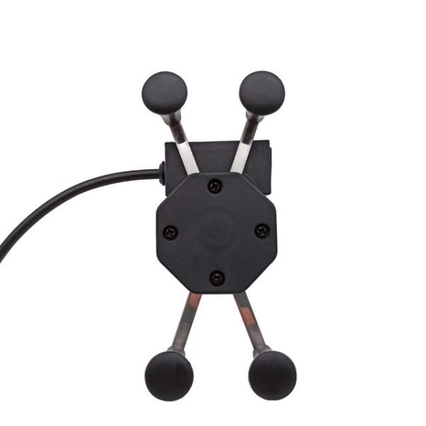 2A Fast Charging 6.5 Inch Motorcycle Phone Holder Waterproof With Usb