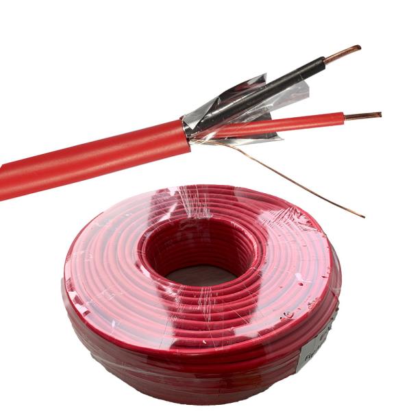 2 Cores Exactcables LPCB Standard 2x1.5mm2 BC Bare Copper Electric Cable Fire Alarm Cable