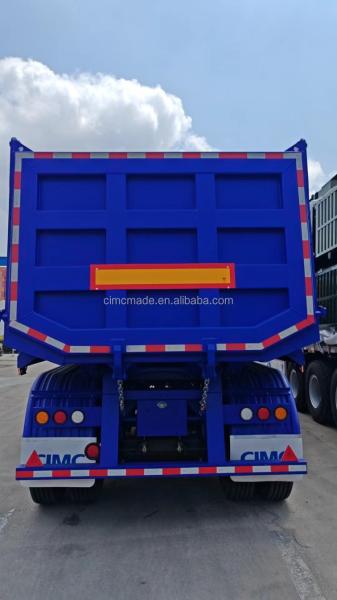 3-axis 4-axis Dump Truck Trailer Type Rear Dump Trailer 100 Ton End Dump Truck Trailer