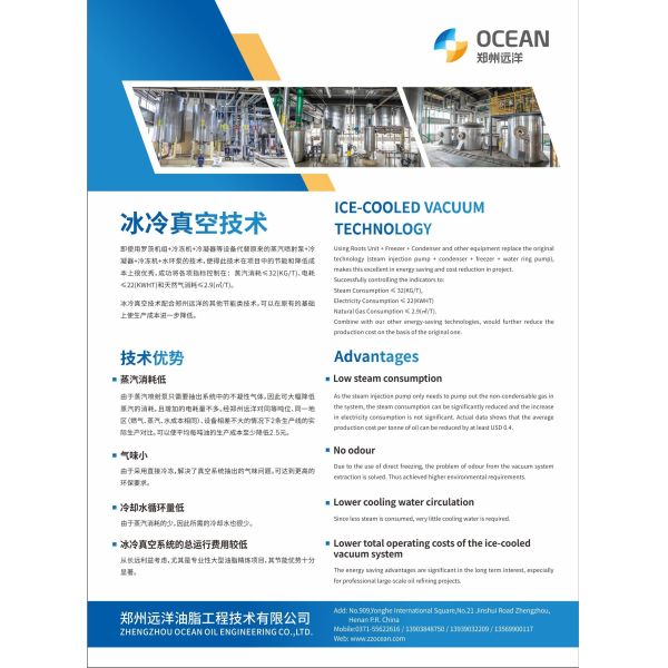 Refining Dewaxing Vegetable Oil Production Line For OleoChemical