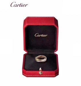 3in1 925 Sterling Silver Rings 18K Gold Micro Zirconia Inlay for Wedding