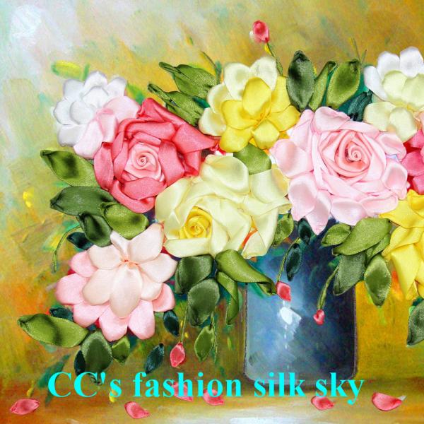 2014 new style,silk embroidery,Needlework,DIY DMC Cross stitch,Sets For Embroidery kits,fl