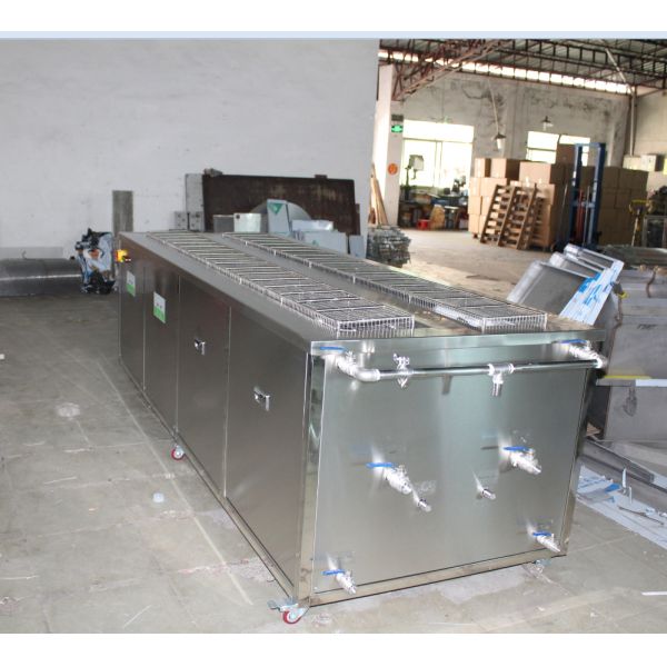 SS316 Steel Pipe Tube Ultrasonic Cleaner 40KHZ For 7-1/2’ LONG Stainless Steel 2” Round Tubes