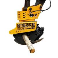 Grappin forestier accessoire d'excavatrice grappin hydraulique scie coupe bois coupe
