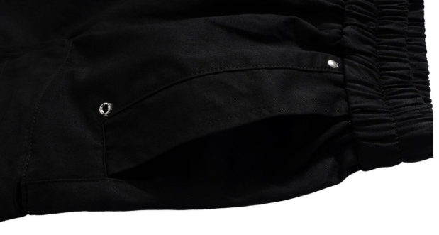 Five Inch Multi Pocket Cargo Shorts Minimalist Mens Drawstring Casual Shorts Dark