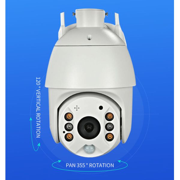 WiFi/4G Network Supply Mode Solar Flood Light With CCTV Camera For Outdoor Lighting