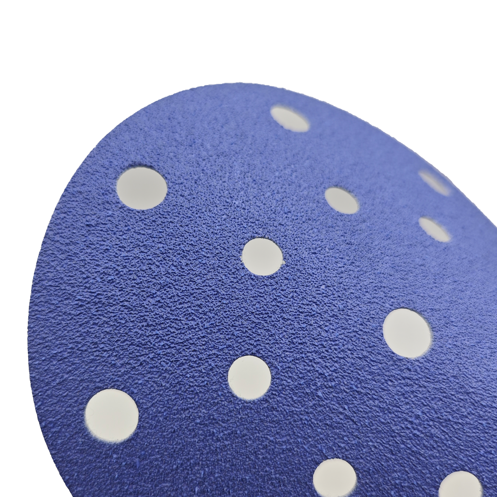 6 Inch 150mm Ceramic Alumina Abrasive Disc Hook and Loop Round Sandpaper Disc