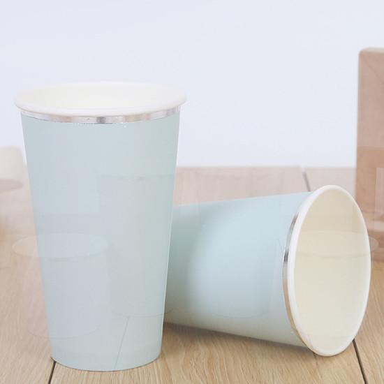 8oz/9oz disposable paper cup single wall paper coffee cups for drink branded paper coffee cups little paper cups