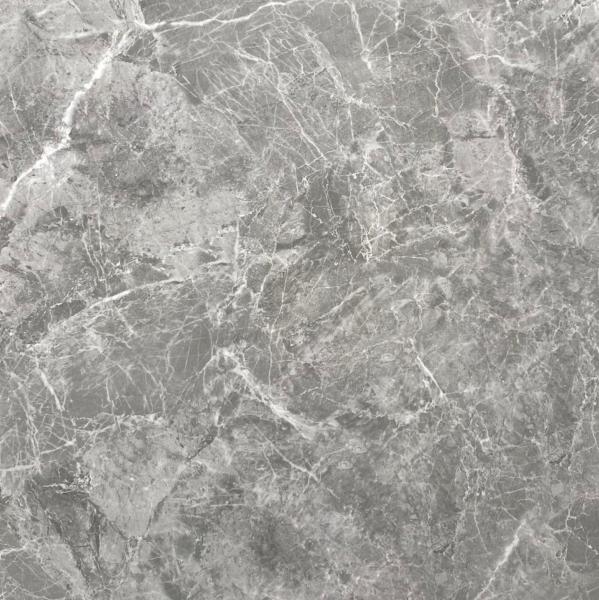Carreaux de porcelaine vernis gris brillant poli 60x60cm Cuisine Sous-sol du mur à l'intérieur Carrara Carreaux en céramique