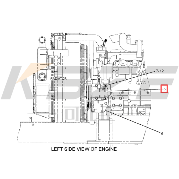 KBZE OEM 259-7244 2597244 CAT AC COMPRESSOR REPLACE E311 E312 E320 E323 EXCAVATOR