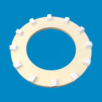 Zirconia Al2O3 Alumina Ceramic Components Accessories Impact Resistance