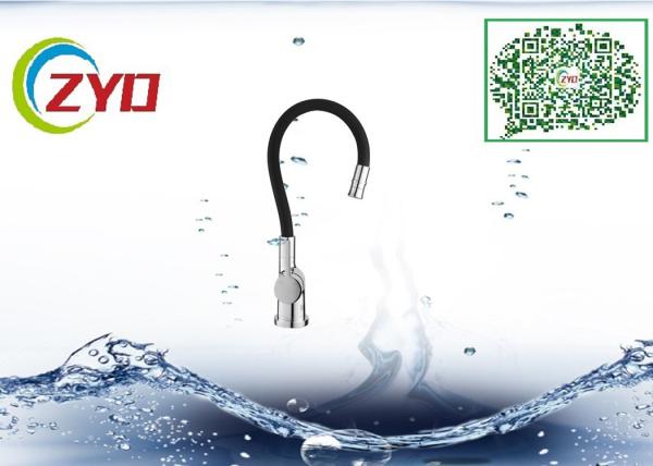 Water Saving Water Tap Spout , CE Kitchen Faucet Parts With Plastic Tube