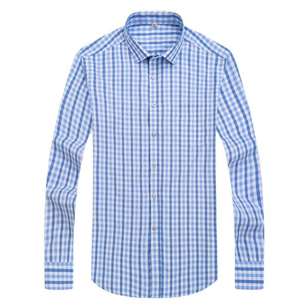 Logotipo personalizado Camisa de vestido masculino Slim Fit Camisa de manga longa 100% de algodão para homens 2022