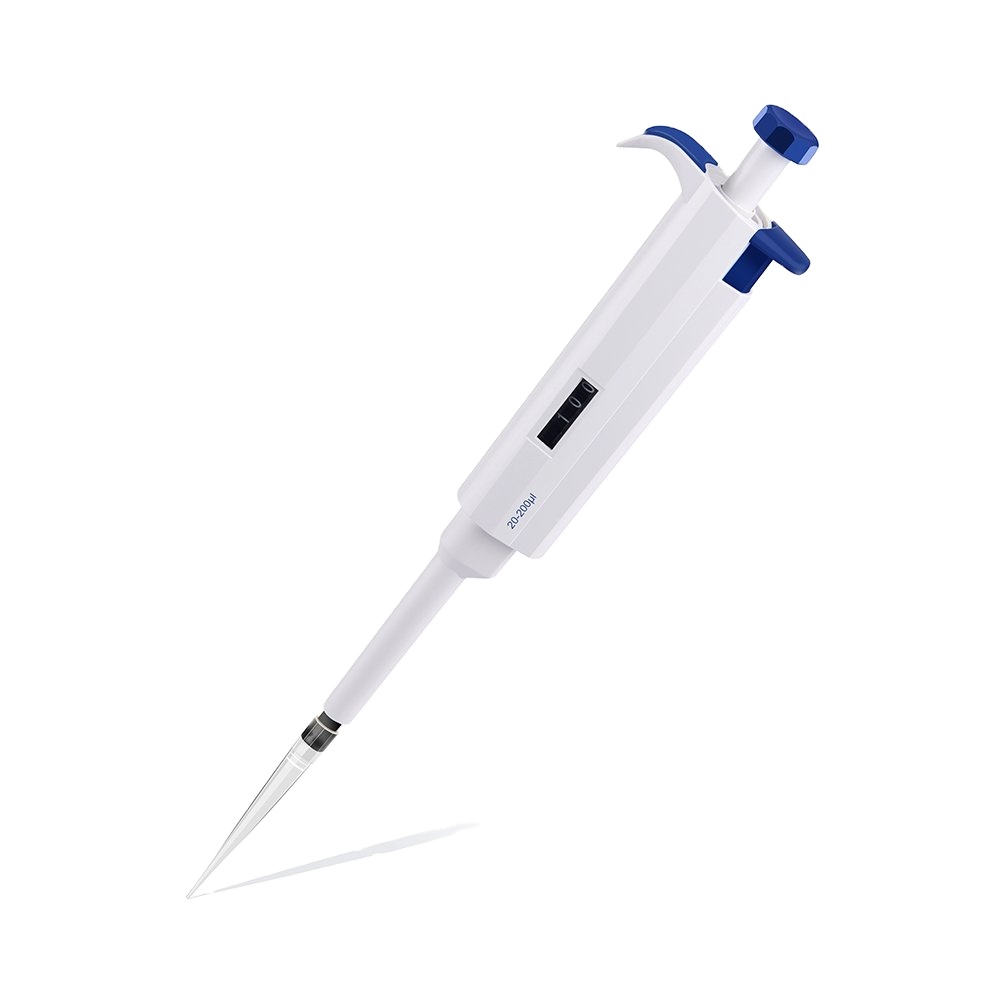 Adjustable Variable Volume Micro Pipette New Manual Single Channel Laboratory Micropipette Plastic Glass for Medical Use