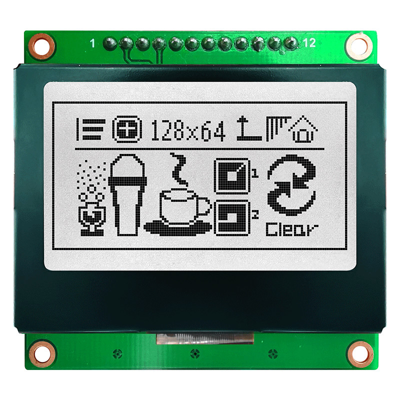 Модуль LCD УДАРА модуля 128x64 графического дисплея FSTN стандартный
