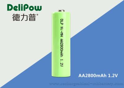 2800mAh 1.2 V Nimh Rechargeable Batteries , Rechargeable Nimh Batteries AA OEM Acceptable