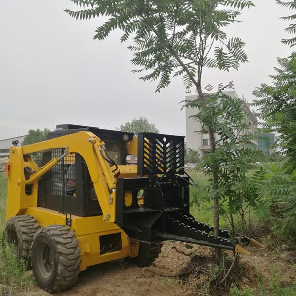 Mini Minicargador JC 25 de 500 kg, carregador de direção para manobração fácil em espaços apertados