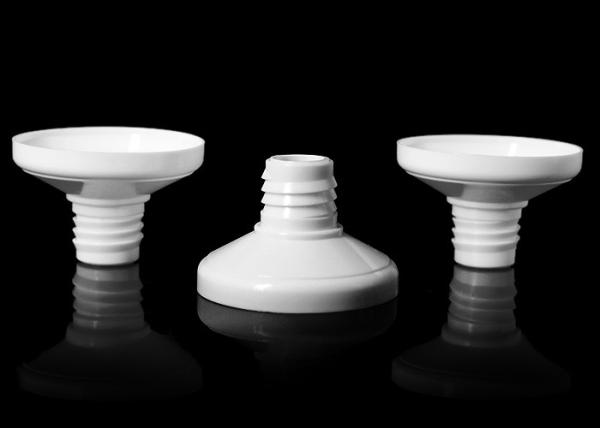 Cabeça redonda plástica do tubo 35mm para o limpador facial/tubo de creme macio cosmético da loção