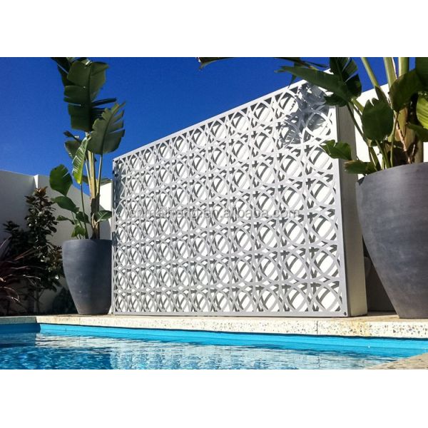 Classic Laser cut art stainless steel garden divider screen partition