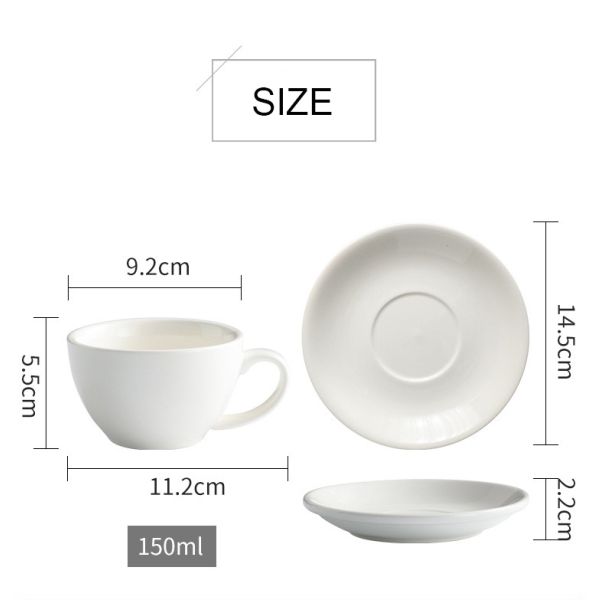 Drinkware Fashion Coffee Cups Ceramic Cappuccino Cups