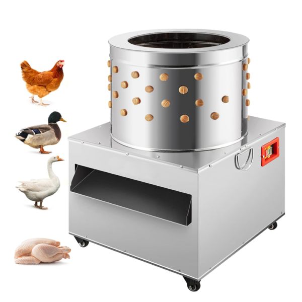 Full Automatic Poultry Processing Line T60 Plucker Chicken Duck Goose Hair Remover