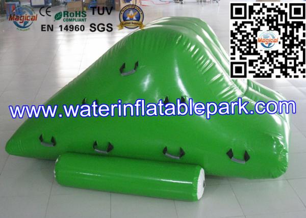 Amusement Park Excellent Inflatable Floating Iceberg Slide For Kids