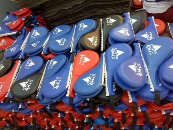 pu leather Shield Pad training equipment taekwondo double face kicking target