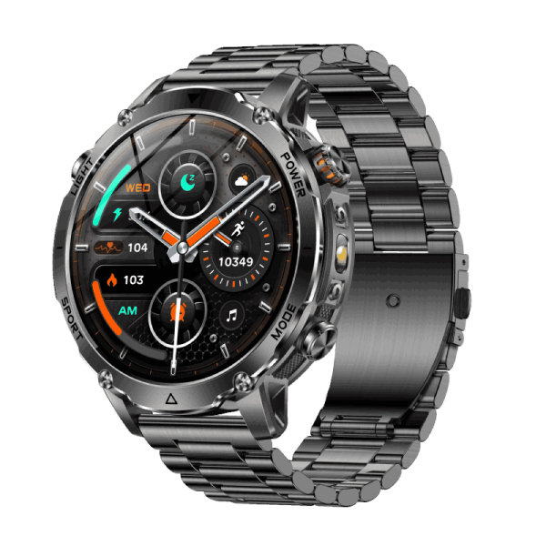 Support OEM & ODM | 1.7-inch HD Screen 1400mAh Battery IP68 Waterproof Rugged Outdoor Smart Watch with Bluetooth Calling