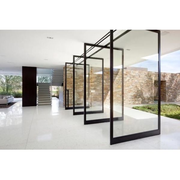 Fireproof Aluminium Pivot Doors , Anti Static Pivoting Wall System