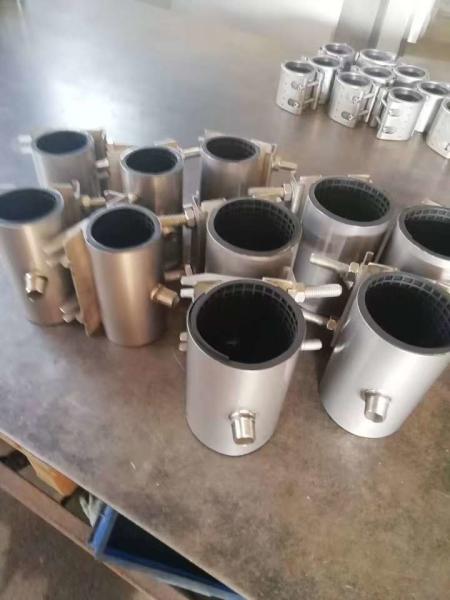 PN10-PN16 Pressure Stainless Steel Pipe Clamp for Straight Pipes Single Plate-Type SS304 EPDM/NBR