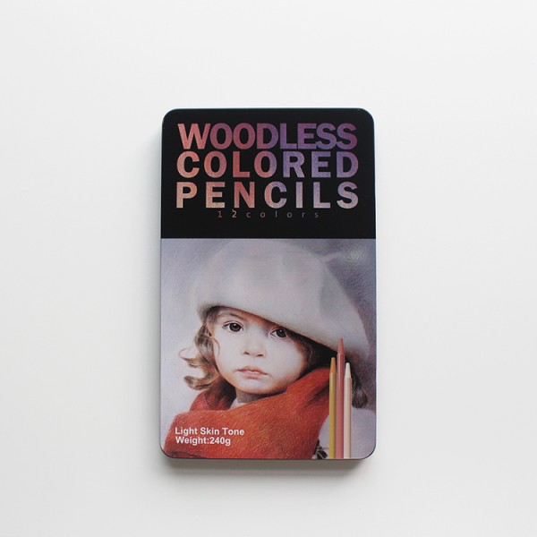 Wholesale 12 Colors Professional Color Woodless Pencils Set