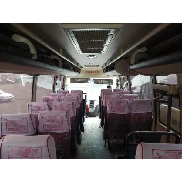 Используемый километр двойных дверей 39seats автобуса XMQ6900 Kinglong низкий выведенный управляя стальное шасси