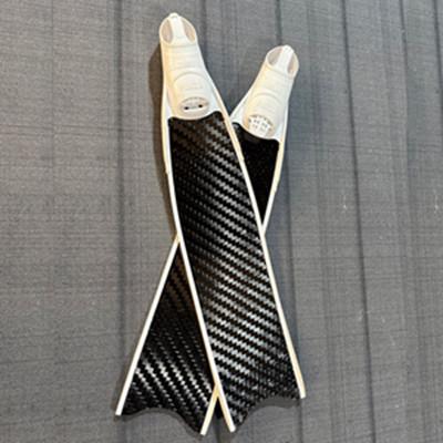 Customizable Lightweight Long Blade Freediving Fins Carbon Fiber For Spearfishing