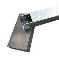 Lightweight Silver Perforated Steel Metal Cable Trays For Data Center Wiring