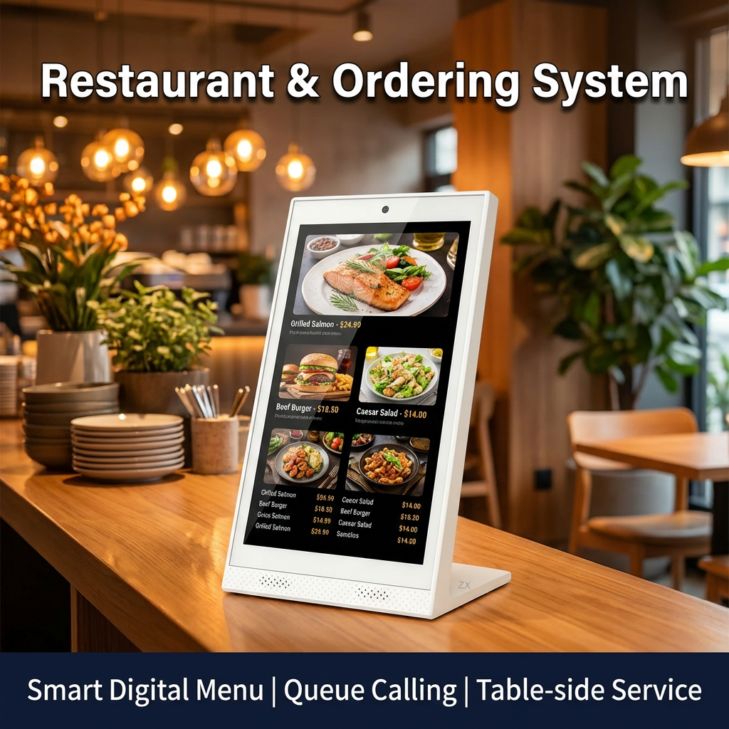 L-Type Desktop Digital Advertising Display with 10.1