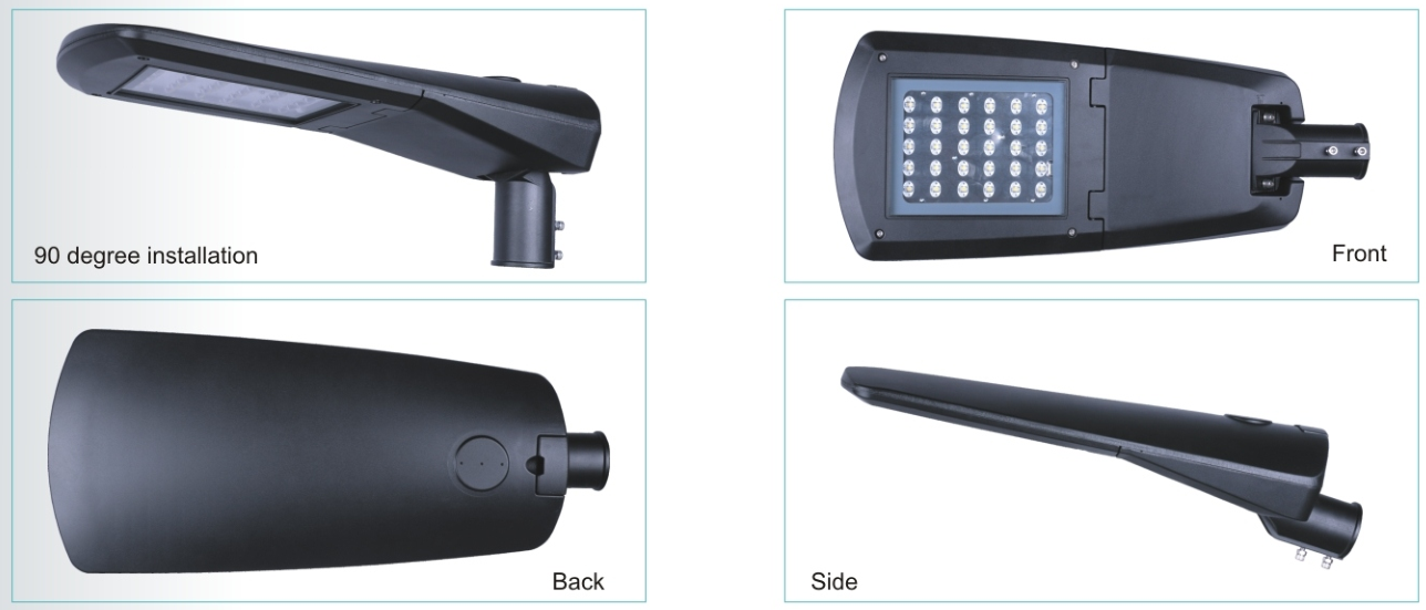 Уличный свет приведенный Dimmable заливки формы датчика движения алюминиевый 120lm/W 3000k IP66 водоустойчивое