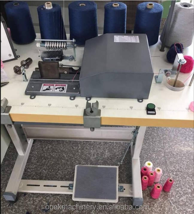 Double Knitting Semi-Automatic Pom Pom Sewing Machine for Production 1200*1200*1350mm