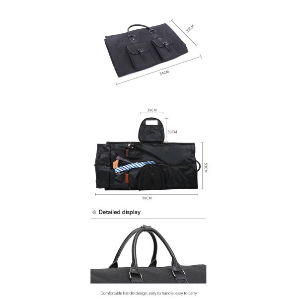 Bolso de simpatía impermeable Bolsas de viaje de Oxford de gran capacidad organizador plegable Bolso de doble