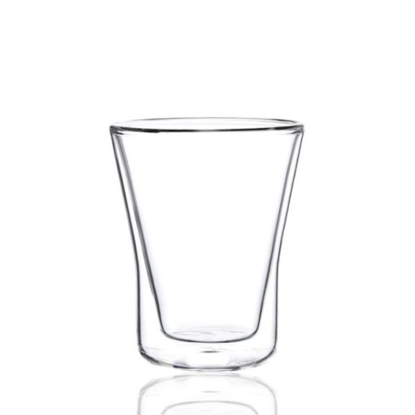 Heat Resistant Mug Food Grade Hot Beverage Double Wall Glass Cup