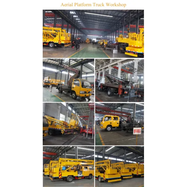 28m-32m Telescopic Boom Hydraulic Man Lift Truck For Aerial Work