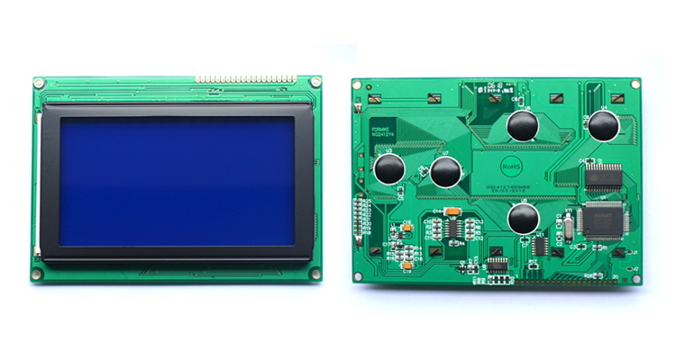 Transmissive 20Pin cOG 240x128 Graphic LCD STN Display With SAP1024B Driver IC