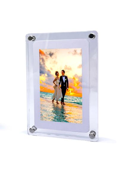Wireless Cloud Images Screen for Business Presentations Arcylic Frame Material Supported File Formats JPEG