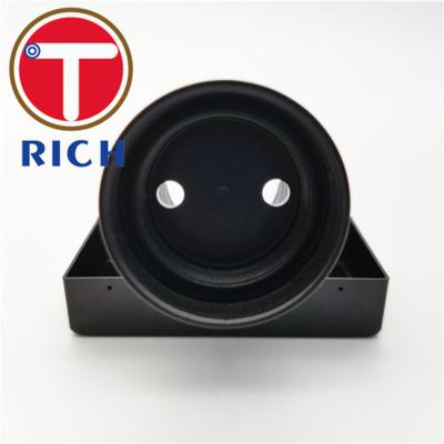 Gire o composto de trituração que processa a linha central quatro que processa o cnc que faz à máquina 5 peças de alumínio fazendo à máquina do cnc da linha central