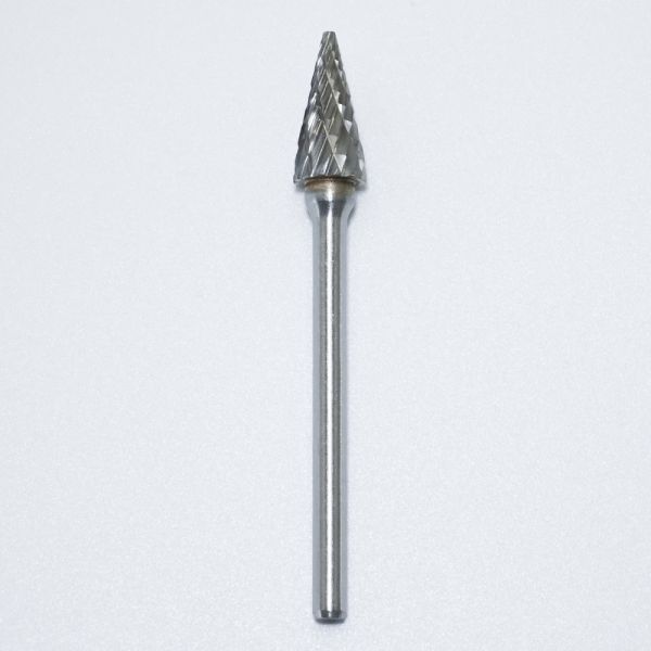 6mm Type M Tungsten Carbide Rotary Burr with 120° Point Angle and 3 Years Warranty for Metal Machining