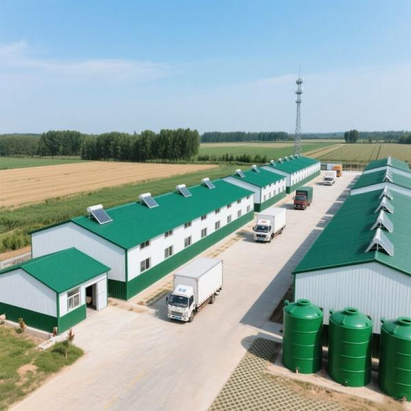 Low Price Modern Prefabricated Steel Structure Chicken House Farm Building